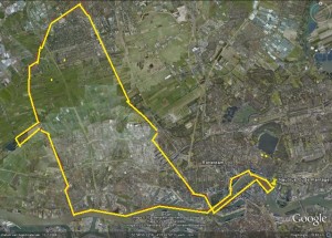 routeMarathontocht Schipluiden
